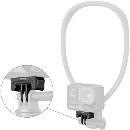SmallRig 6303 - zestaw, 2x adapter/mocowanie szybkozłączkowe do Insta360 X5 / X4 Air / Ace Pro 2 / Ace - przykład użycia